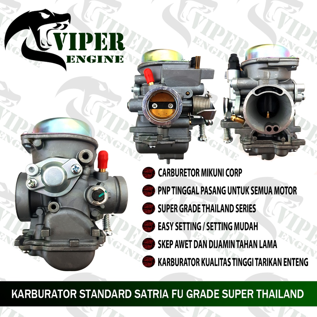 [ BISA COD ] KARBURATOR STANDARD SATRIA FU OEM ORIGINAL KARBU KALBURATOR KARBULATOR KALBULATOR COOL 