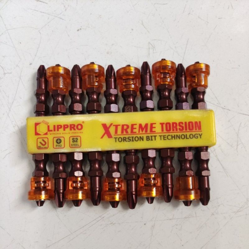 mata obeng gipsum+pengaman 2x65 Lippro