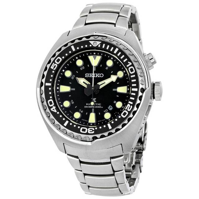 SEIKO Prospex SUN019 Kinetik GMT Divers 200M Watch Original SUN019P1 Jam Tangan Pria