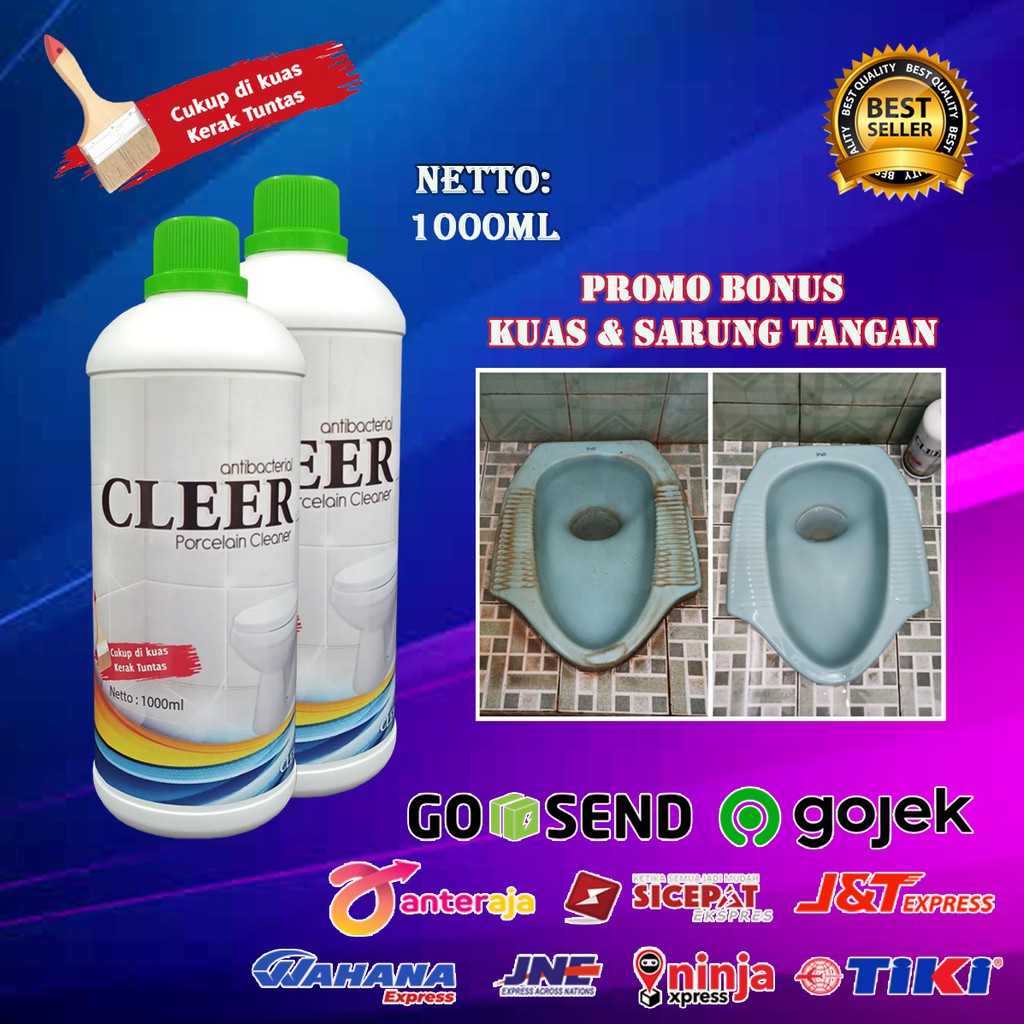 Pembersih kerak lantai kamar mandi & toilet & closet & wastafel ampuh