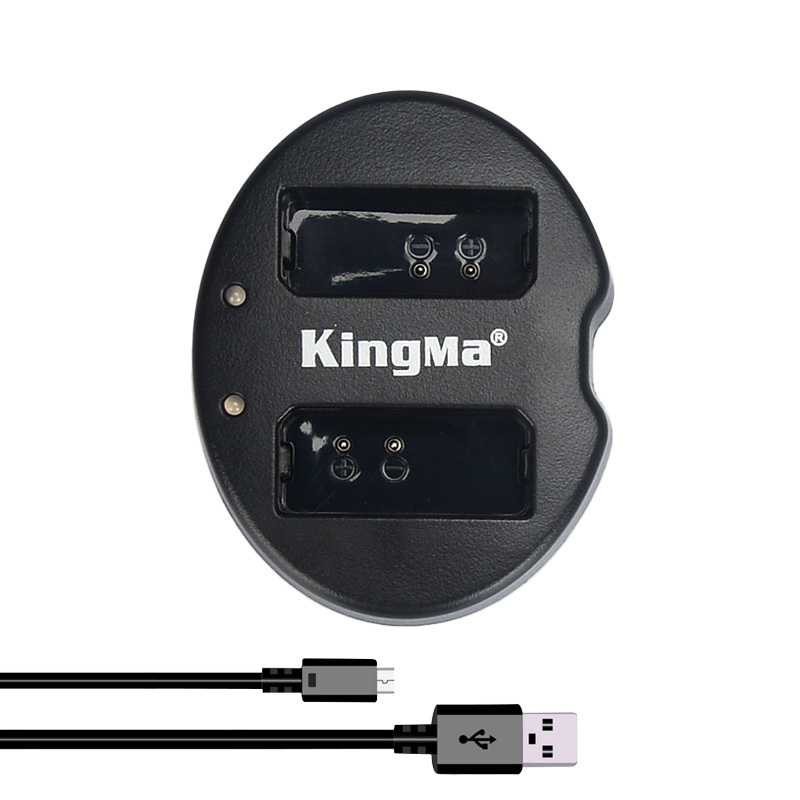 Kingma Charger Baterai Kamera Canon Murah Carger Batere Camera 2 Slot Casan Batre DSLR