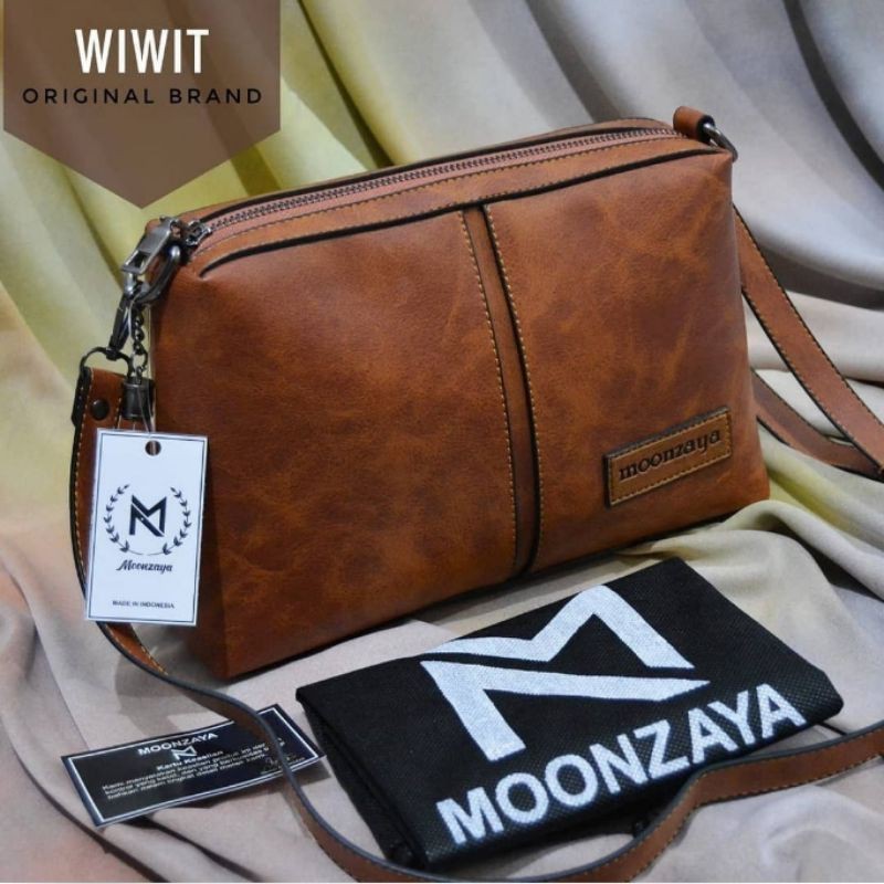 TERLARIS TAS SELEMPANG NEW WIWIT by MOONZAYA/AGEN MOONZAYA / WIWIT CAMEL WIWIT BROWN WIWIT DARK BROW
