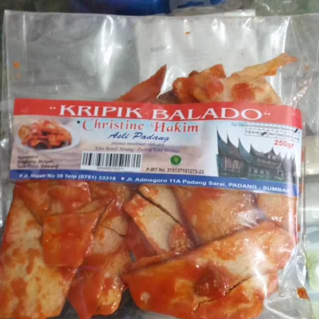 Kripik Balado Christine Hakim Shopee Indonesia