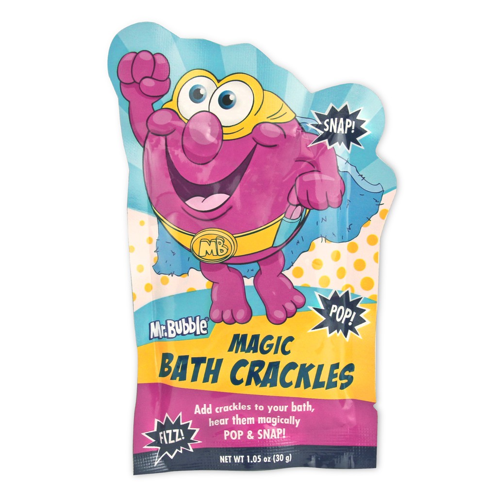 Mr Bubble Magic Bath Crackles &amp; Fizzy Tub Colors - Mandi Busa Anak Kids Soap Sabun