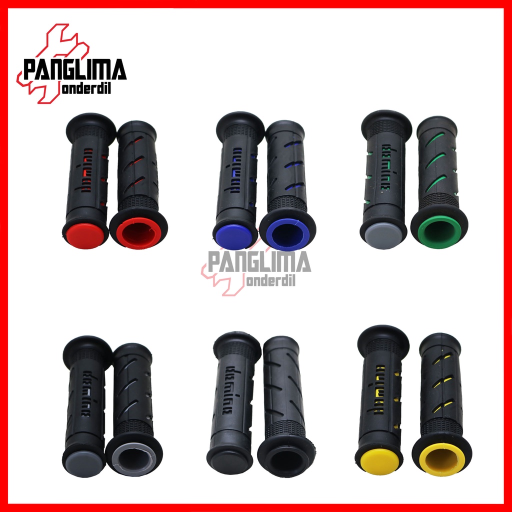 Handgrip Sisik Domino Handle-Hand Grip-Fat-pad Assy-Handfat-Handpad-Handlegrip Garis Motor Variasi Universal-Untuk Semua Jenis Motor