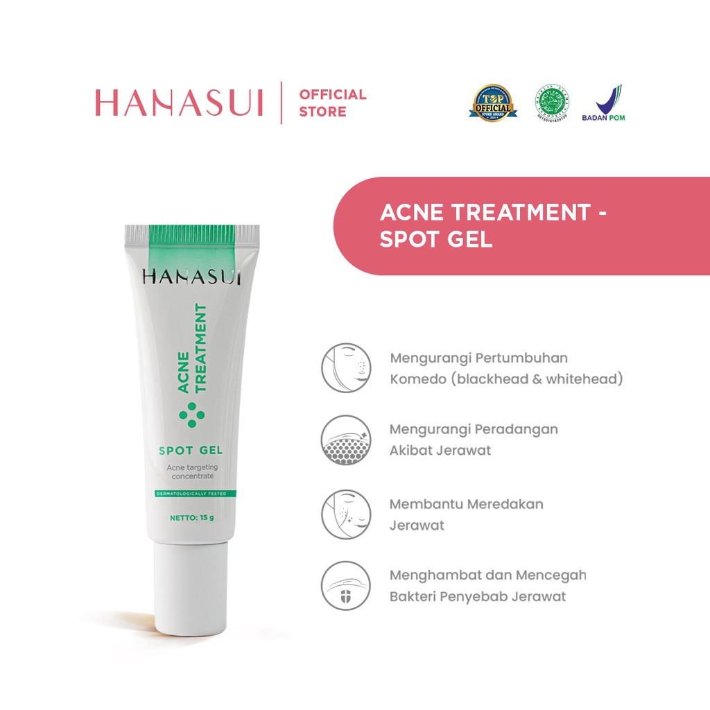 ⭐️ Beauty Expert ⭐️HANASUI Acne Treatment - HANASUI Day Cream Night Cream Spot Gel Essence Cleanser - HANASUI Sunscreen Fix &amp; Glow