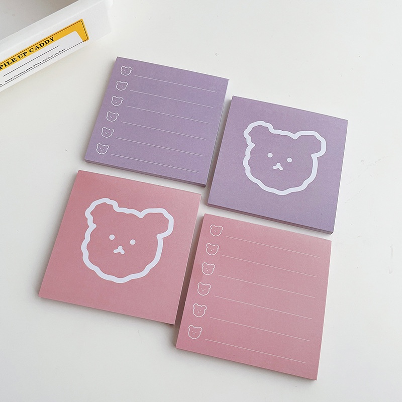 Buku Catatan / Diary Anti Lengket Motif Kartun Gummy Bear Untuk Pelajar