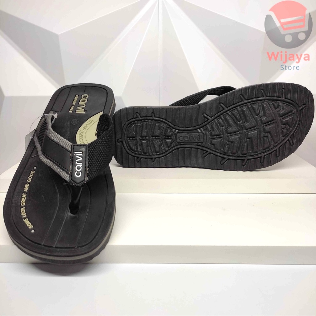 Sandal Pria Carvil Original New EMW Sendal Jepit Cowok Laki-Laki Desain Modern dan Berkualitas Tetap yang Terbaik