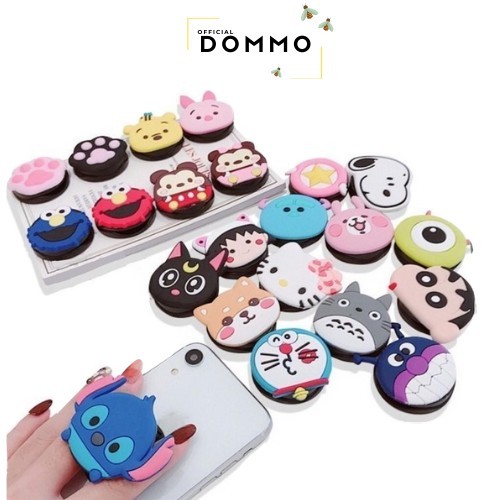 [Checkout Rp 1.000] TIKTOK D6007 POP SOCKET KARAKTER BISA COD Socket HP 3D Karakter Cartoon pop Aks