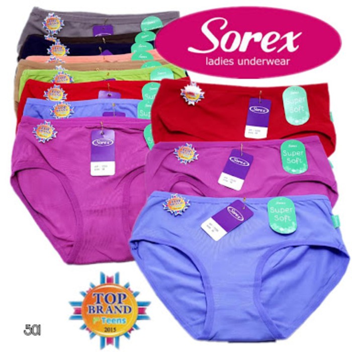 Celana Dalam (CD) Wanita Super Soft Merek Sorex 1239