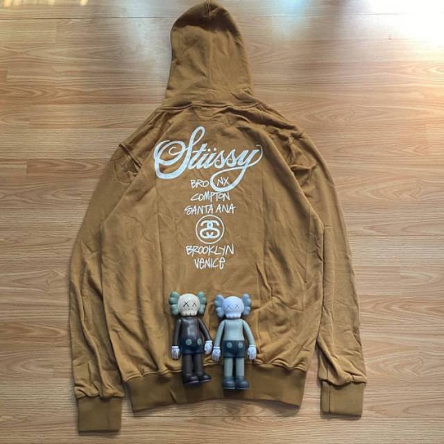 Hoodie Stussy Tour Brown