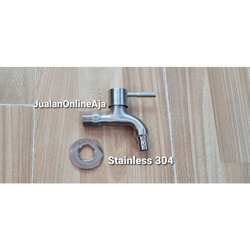 Kran air/ Kran tembok stainless 304/ Kran taman stainless 304/ Kran mesin cuci
