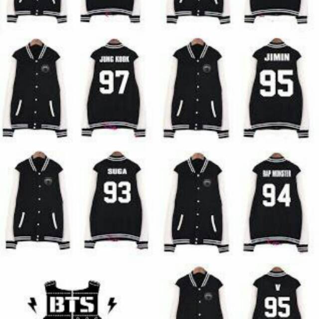 Jacket varsity BTS member