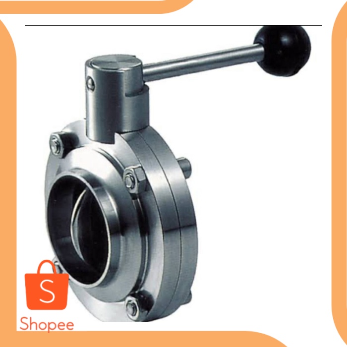 

Promo tools n parts Butterfly sanitary stainnlees steel 304 diameter 3 21M Diskon