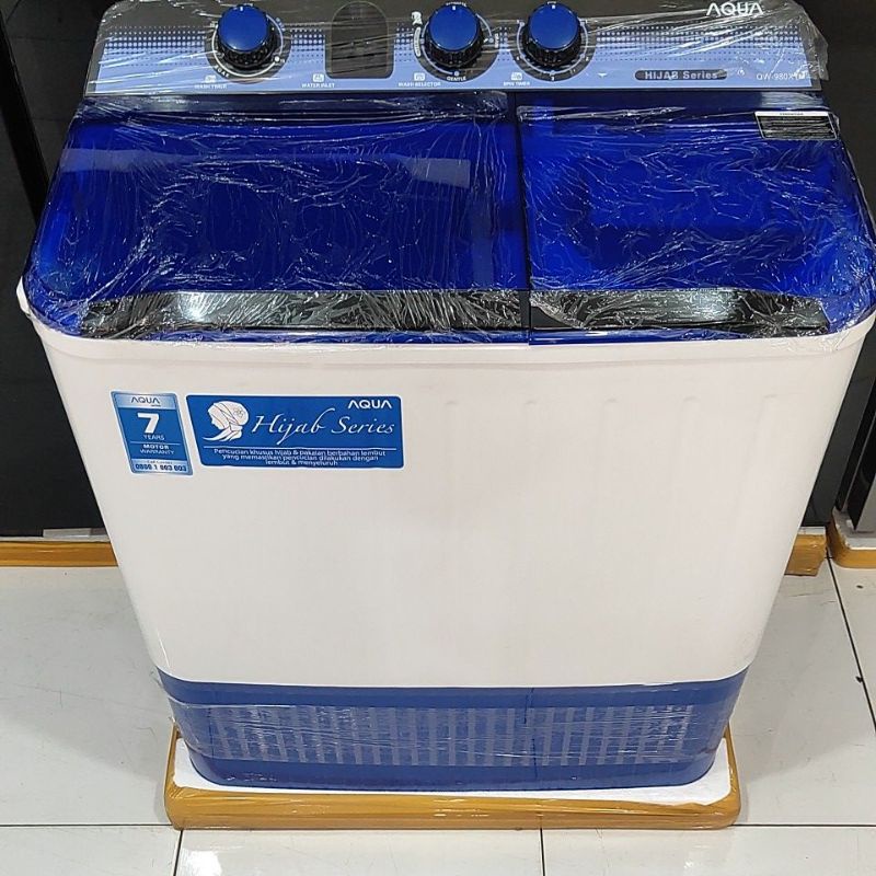 Mesin Cuci 2 Tabung 9KG Aqua Qw-980xt