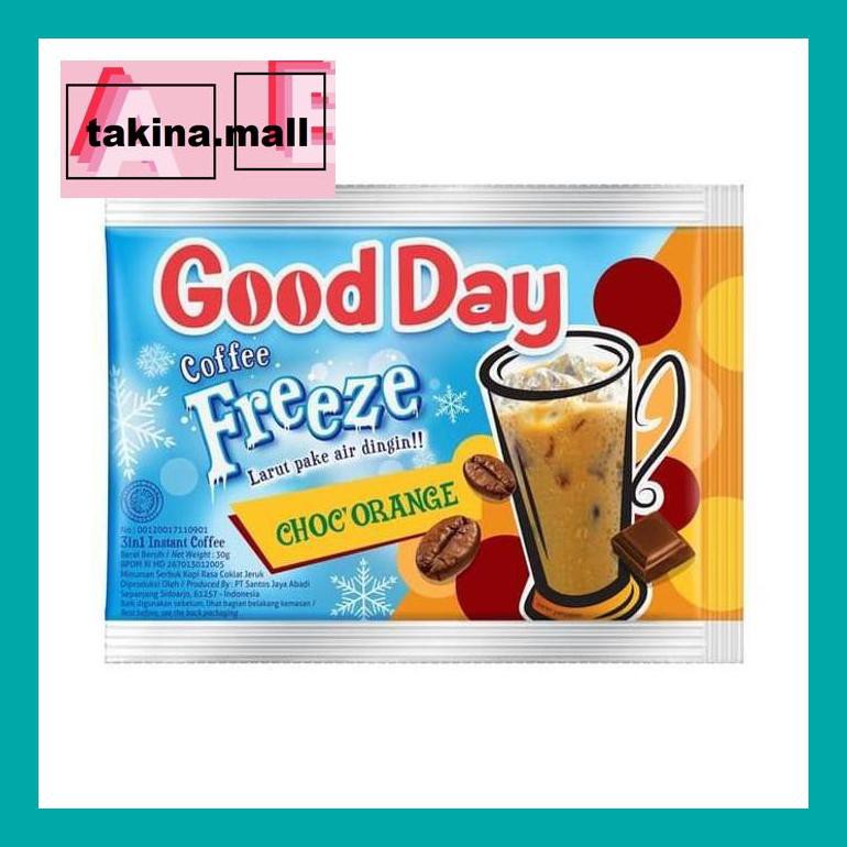 

Koptakk0 Good Day Kopi Freeze Choc'O'Range Bag (10 Sachet@30 Gram) Tak05Sc