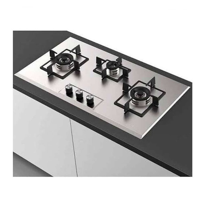 FOTILE Kompor Tanam 3 Tungku GAS90302 BUILT-IN GAS HOB