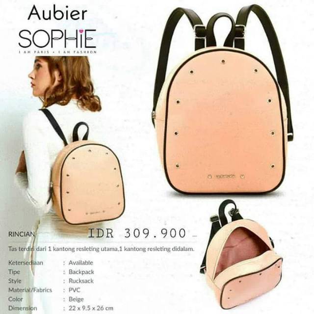 Tas Ransel Aubier Sophie Paris