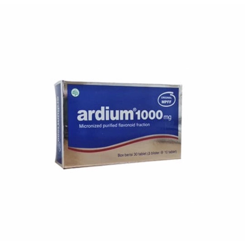 Ardium 1000 mg per tablet ( sangat baik menyembuhkan wasir/ambeyen )