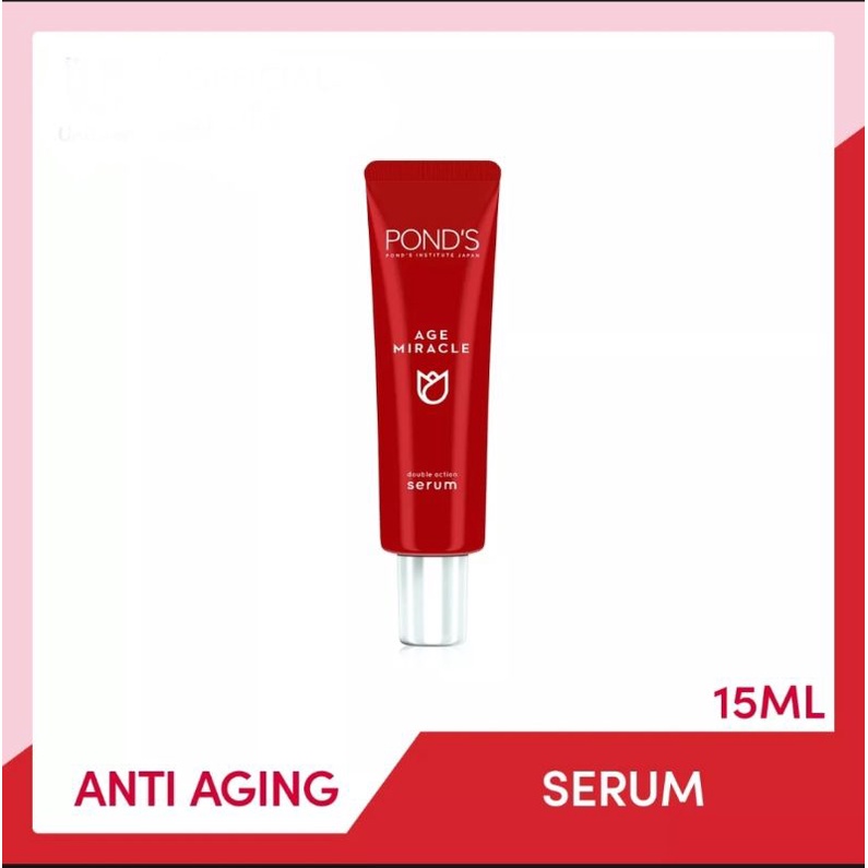 POND'S Age Miracle Double Action Serum Anti Aging , Ultimate Youth Serum 15ml ; 30ml