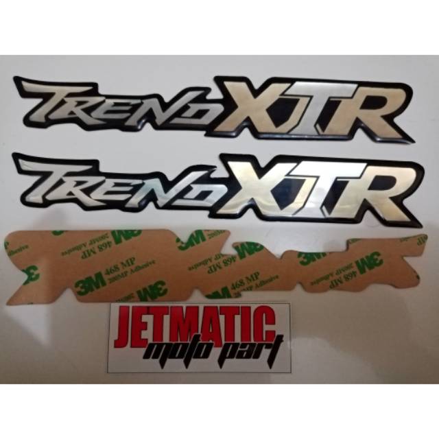 Emblem stiker Kymco Trend XTR