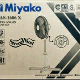 Stand fan miyako kaki silang KAS 1606X / 1606 X kipas angin 16&quot;