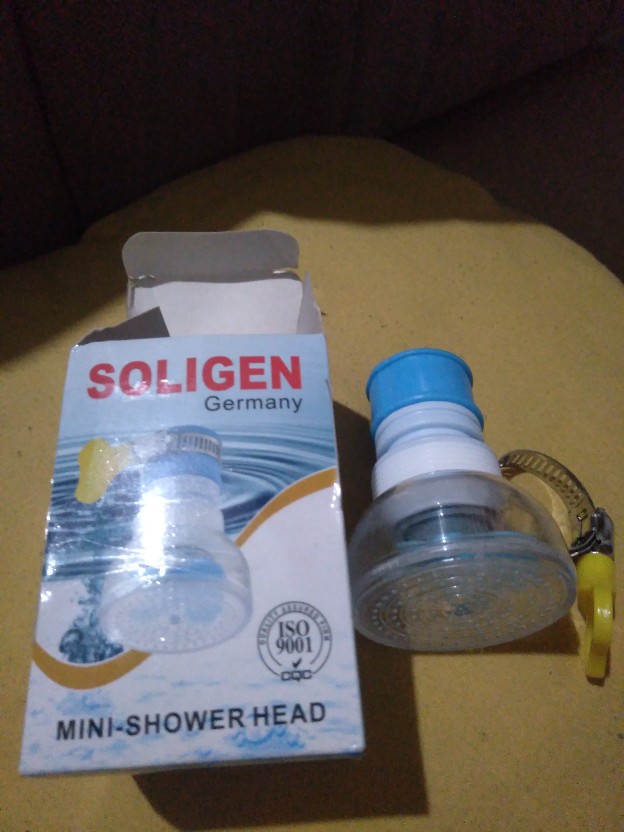 Filter Sambungan Keran Kran Air Polos Kincir Kipas Putar Anti Splash Berkualitas Mgj