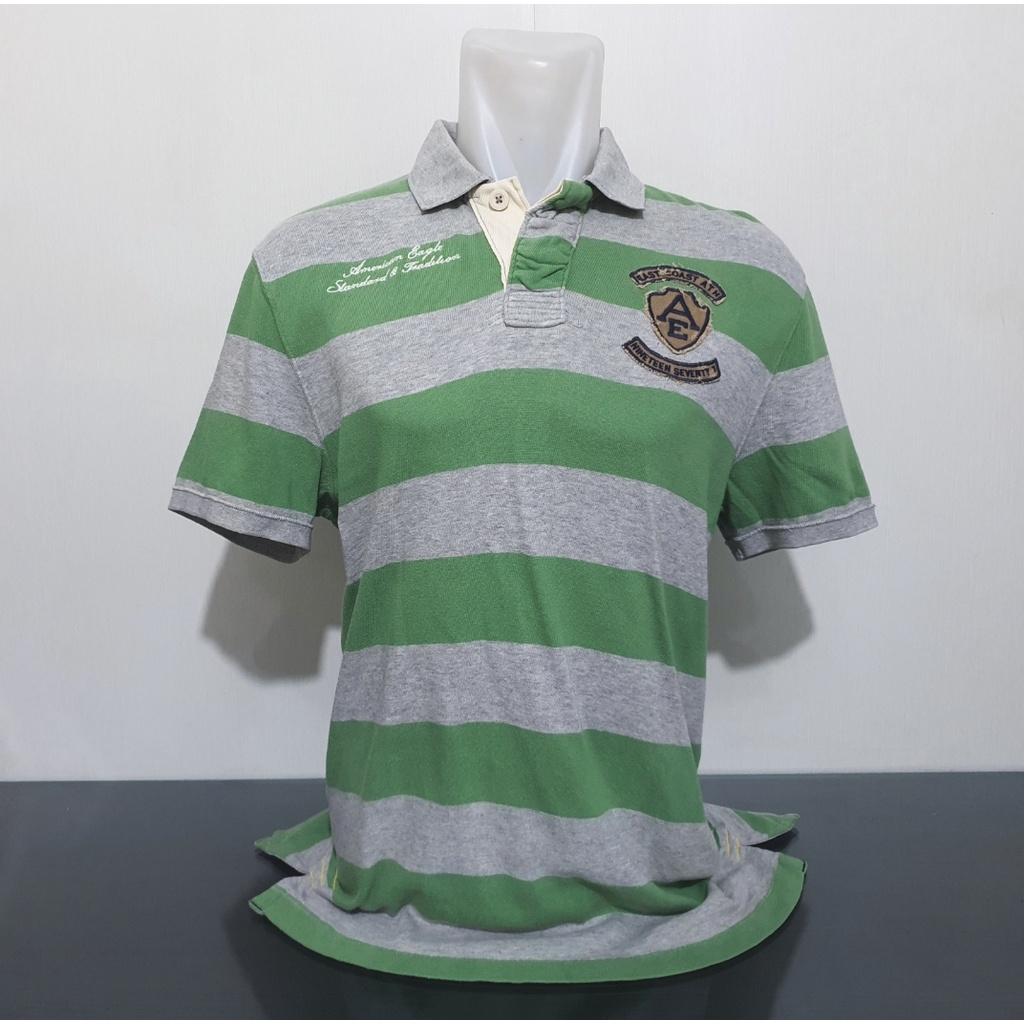 Baju Kaos Polo AMERICAN EAGLE - Size M - Lebar Dada 52 cm - Original 100%