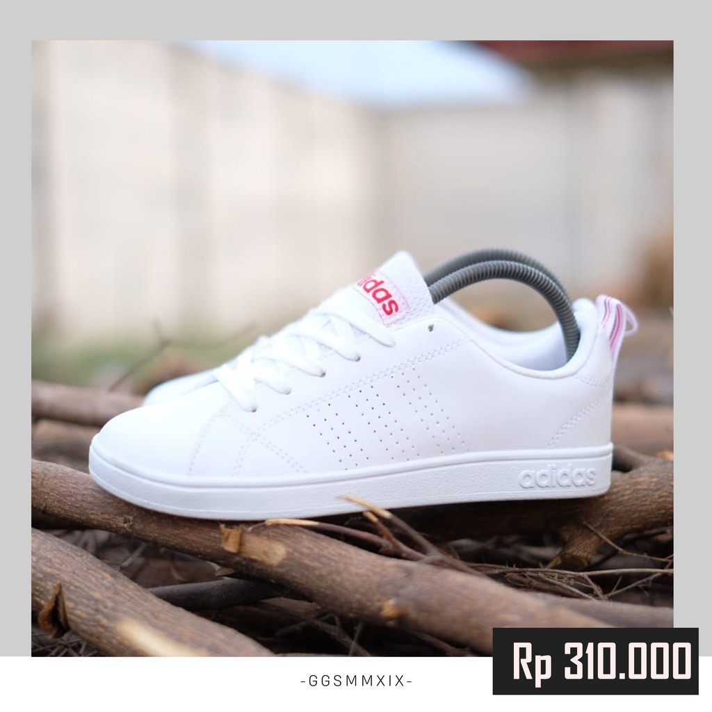 adidas neo white pink