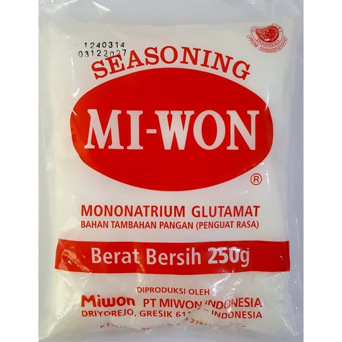 

Micin Miwon 250gram / Msg / bumbu penyedap rasa Miwon