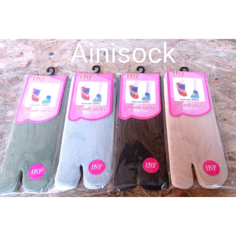 kaos kaki muslim jempol polos/motif  pendek semata mata kaki-1
