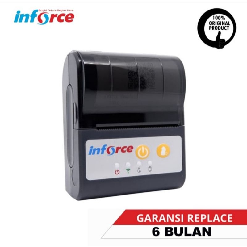 printer thermal portable inforce P58C include baterei