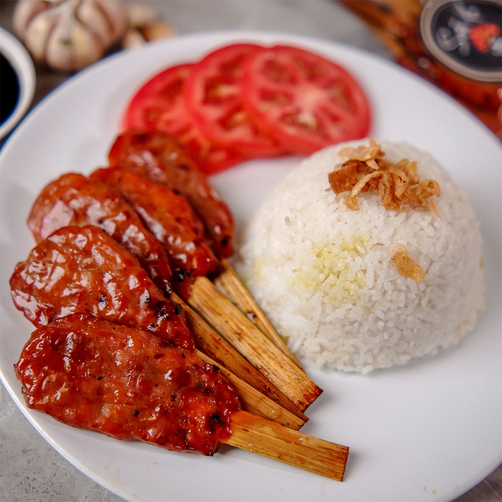 

RB22 Dendeng Kukuruyuk - Sateku Ayam Kukuruyuk 1 Pax Isi 5 Tusuk Sate Frozen Food 200gr