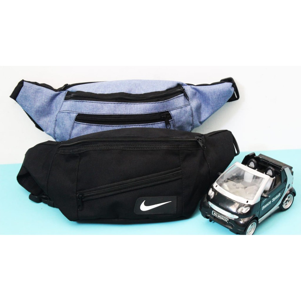 Waistbag Cowok Waistbag Bahan Kanvas Model Polos Waistbag Pria Murah Trendy