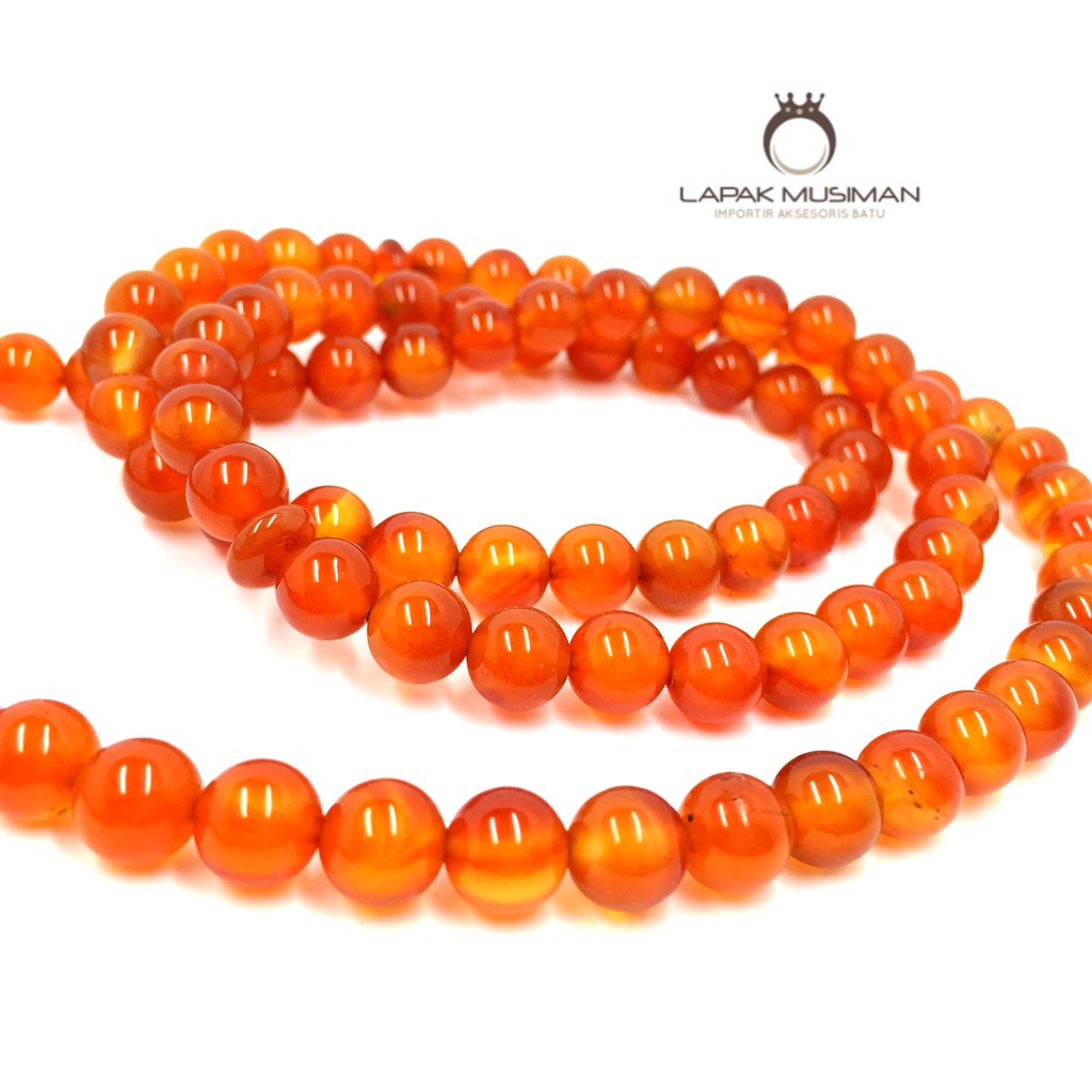 [Bayar di Tempat] Tasbih Batu Red Raflesia Asli Natural 99 Butir