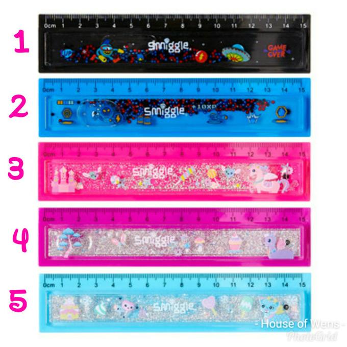 

Office & Stationery | Alat Tulis | Smiggle Universe Water Filled Ruler - Penggaris Smiggle | Best Seller