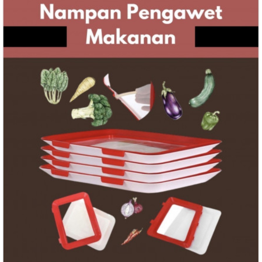 Nampan Pengawet Makanan / 3 PCS