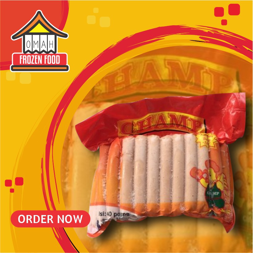 

Champ Sosis Ayam 1kg Isi 40pc (NON COD DILUAR KARISIDENAN SOLO)