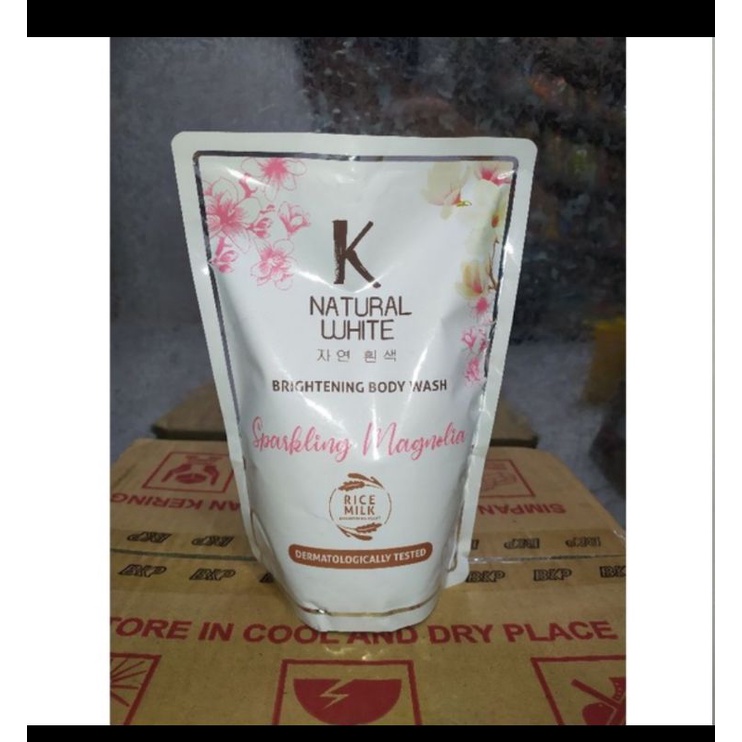 K Natural White sabun cair 450ml / Brightening Body wash