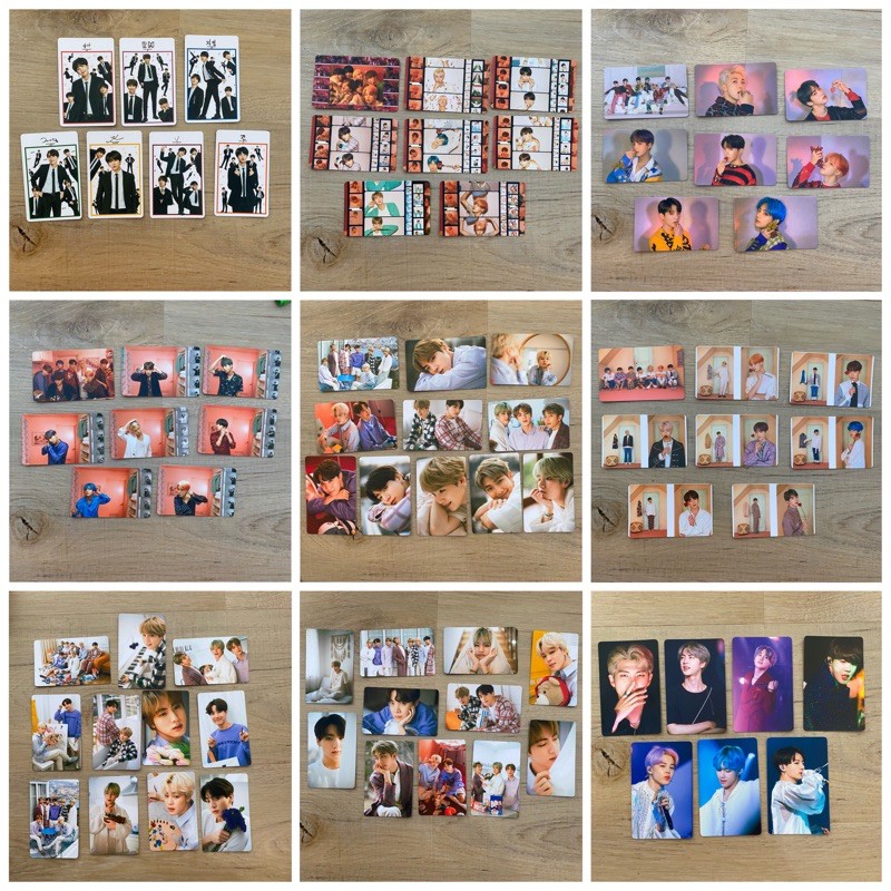 BTS Unofficial photocard pc RM Jungkook V Jimin Suga Jhope Jin Taehyung Namjoon Hoseok Yoongi