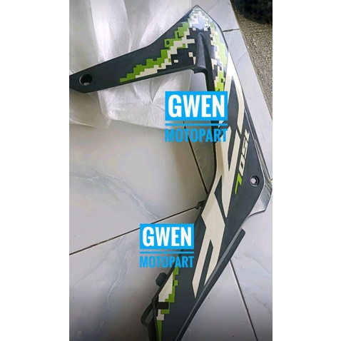 Set Illust Shroud Cover Sayap Depan CRF 150L 150 L Grey Abu Army 17546K84970ZA 17556K84970ZA Orisini