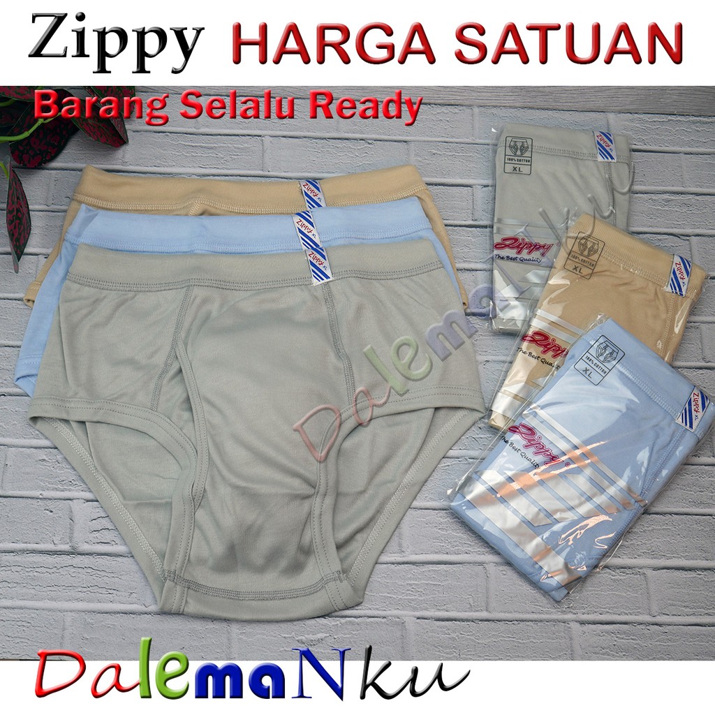 Celana Dalam PRIA ZIPPY Paket 3 Helai