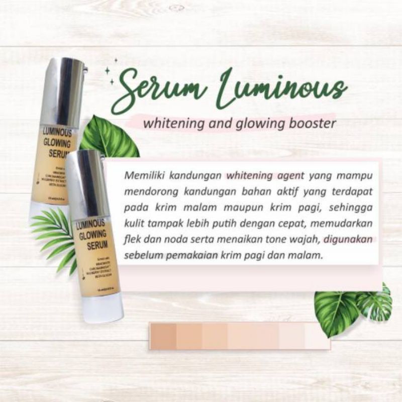 Serum Luminous MS Glow 100% original skincare wanita termurah (bisa cod)