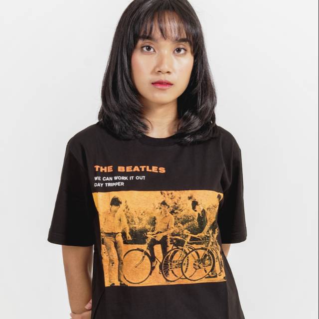  Baju  Kaos  Band The Beatles We Can Work It Out Shopee  