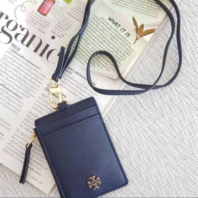 

Tory Burch lanyard ID card holder