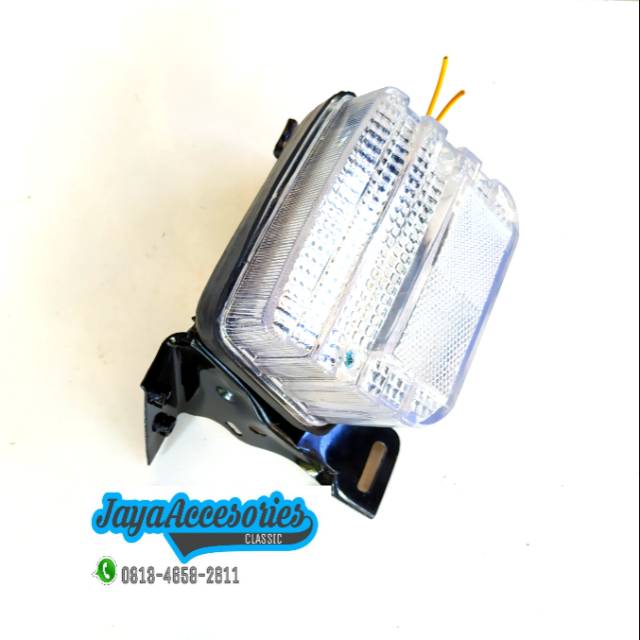 Lampu stop gl100 gl125 set dudukan stop gl100 pangkon lampu gl100 pangkon begel gl100