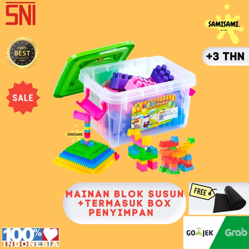 Mainan Lego Balok Besar Bongkar Pasang Bongkar Pasang Mainan Anak Mainan Balok Susun Puzzle Anak