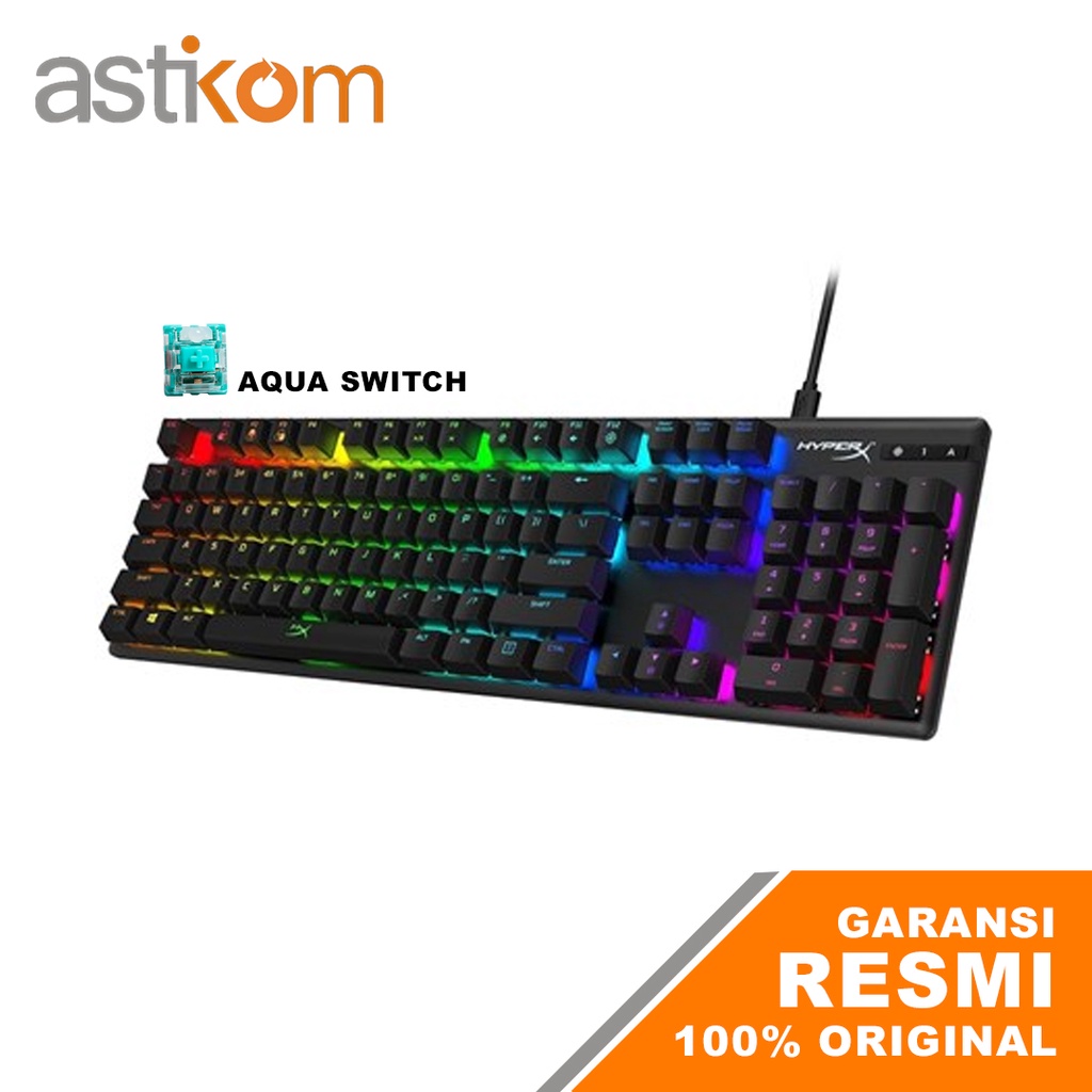 HyperX - Alloy Origins Gaming Keyboard RED / AQUA SWITCH | By Astikom
