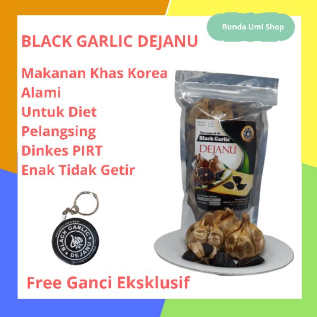 MAKANAN DIET KHAS KOREA BLACK GARLIC UNTUK PELANGSING BERKHASIAT OBAT KOLESTEROL DIABET ASAM URAT