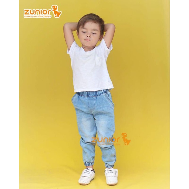 Celana Jogger Jeans Anak Zunior